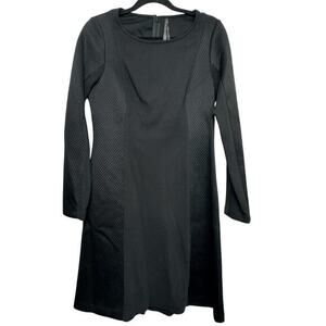 Marc New York Andrew Marc Black Textured Knit‎ Sheath Dress NWT Women's 8